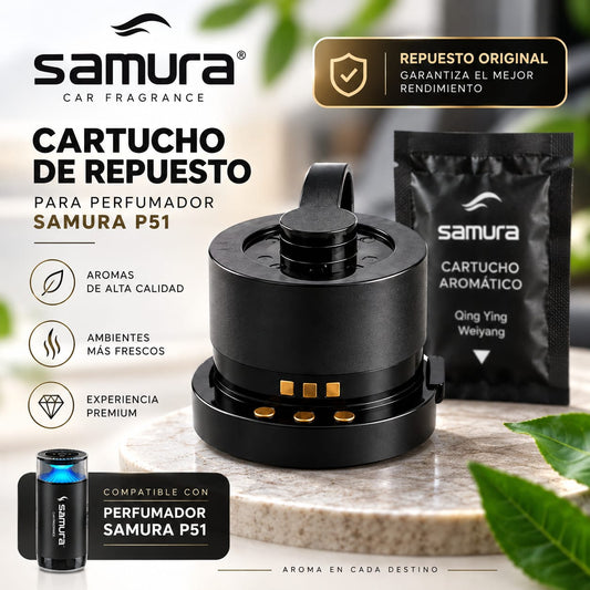 Cartucho De Repuesto Samura Para Perfumador P51 - Pack X3
