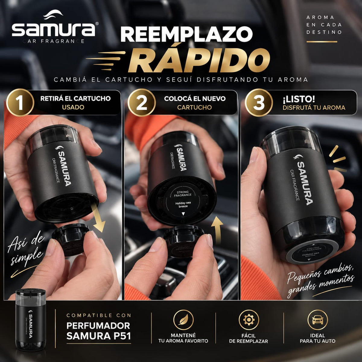 Cartucho de Repuesto P51