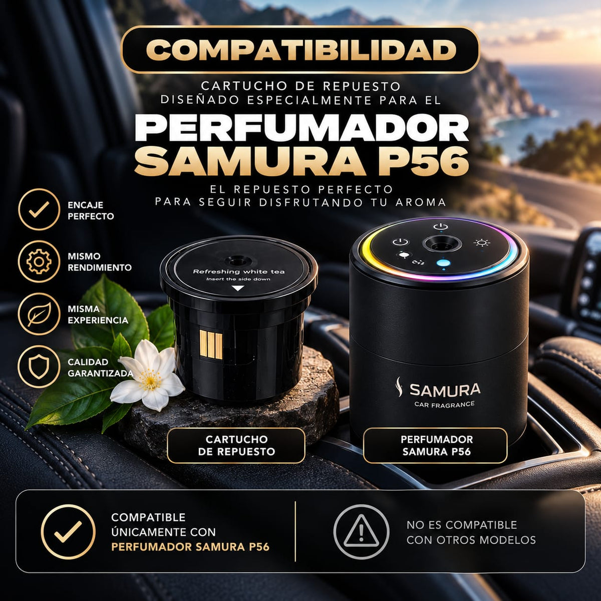 Cartuchos De Repuesto Para Perfumador Samura P56