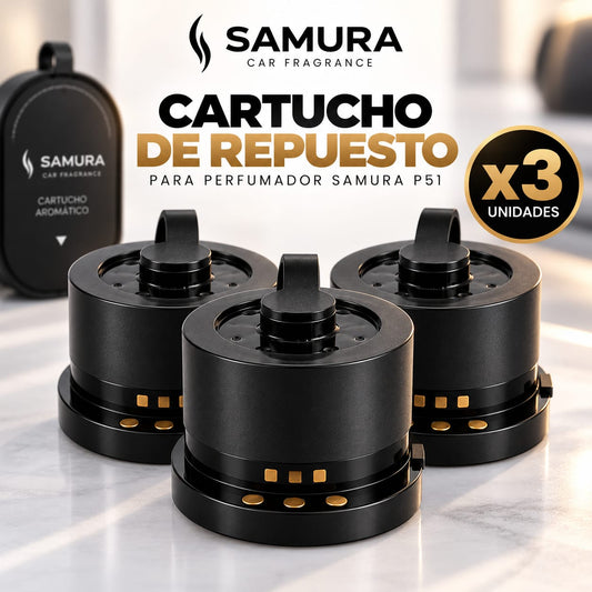 Cartucho De Repuesto Samura Para Perfumador P51 - Pack X3